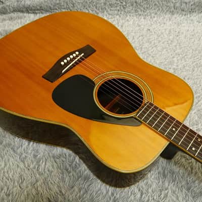 1975 made Vintage Acoustic Guitar Yamaha FG-400J Rare Black Label