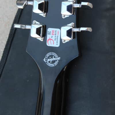 2014 Gibson Epiphone Les Paul Special II Translucent Black Flame Guitar Limited Edition Custom Shop image 21
