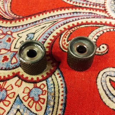 (2) VINTAGE 1978 FENDER KNURLED CHROME KNOBS - TELECASTER, PRECISION image 4