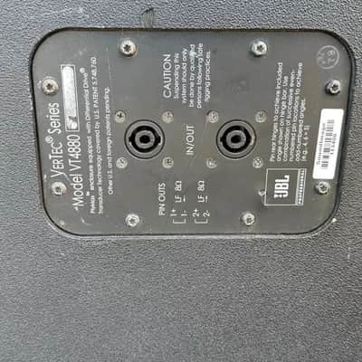 JBL VERTEC 4880 DUAL 18" Sub Line Array Element NO Cover/No Dolly (LOT OF 4) image 4