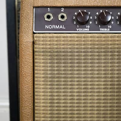 1963 Fender Brownface Vibrolux Amp UK Export Version - From Selmer, One Owner image 4