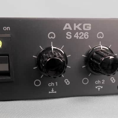 AKG C 426 B comb stereo condenser mic 1990s Black image 10