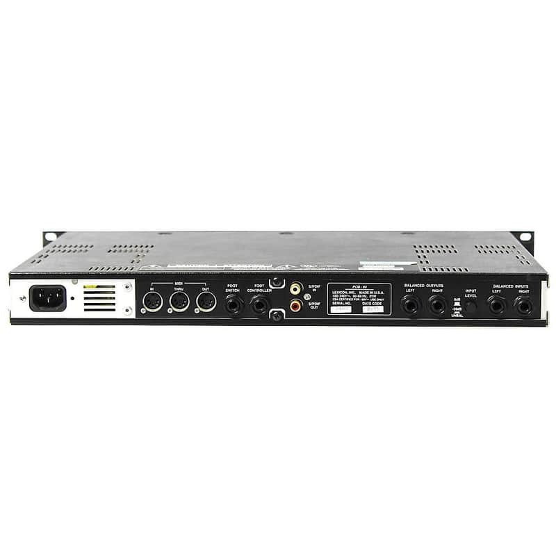 Lexicon PCM 80 Digital Effects Processor | Reverb