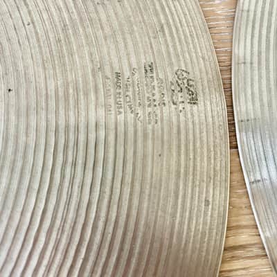 Zildjian A Custom 14” A0151 (Top) A0125 Bottom HiHat (Pair) image 4