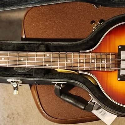 Beautiful  2013 Epiphone Viola - Borwn Sunburst with "HOFNER MODIFICATIONS" image 2