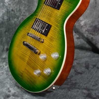 Epiphone Inspired by Gibson Modern Les Paul  Figured Iguana Burst w/ FREE Same Day Shipping image 6