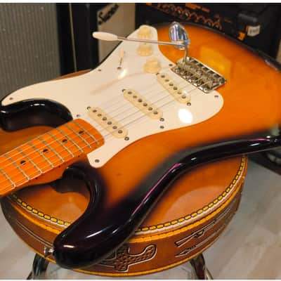 Fender American Vintage '57 Stratocaster 1982 2 Color Sunburst Refin image 21