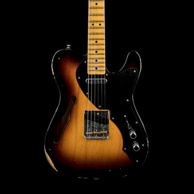 Fender Custom Shop 2018 NAMM LTD Blackguard Thinline Telecaster - Wide Fade 2-Color Sunburst #16139 image 3