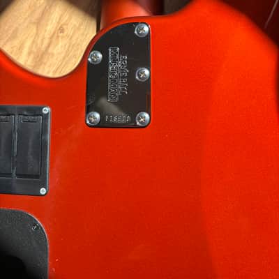 Ernie Ball Music Man Bass Guitar Bongo 4 serial F18900 Dual Humbucker "HH" configuration) circa 2004–2005 - Lava Pearl image 10