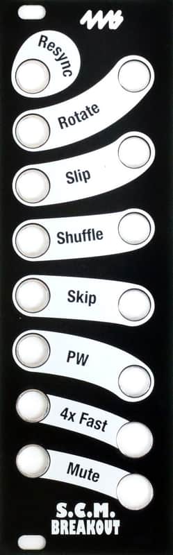 4MS BLACK FACEPLATES-SCM BO : BRAND NEW :  [DETROIT MODULAR] image 1