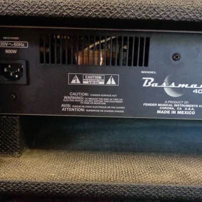 Fender Bassman 400H 400 Bass Head image 8