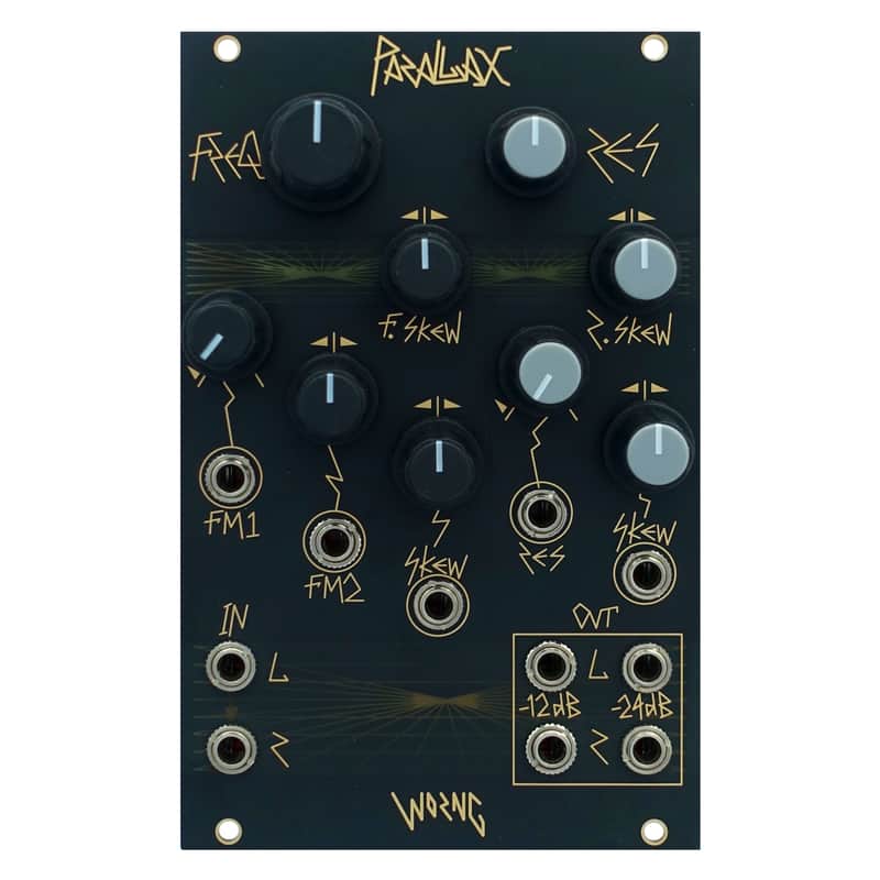 Worng Electronics Parallax Eurorack Stereo Filter Module image 1