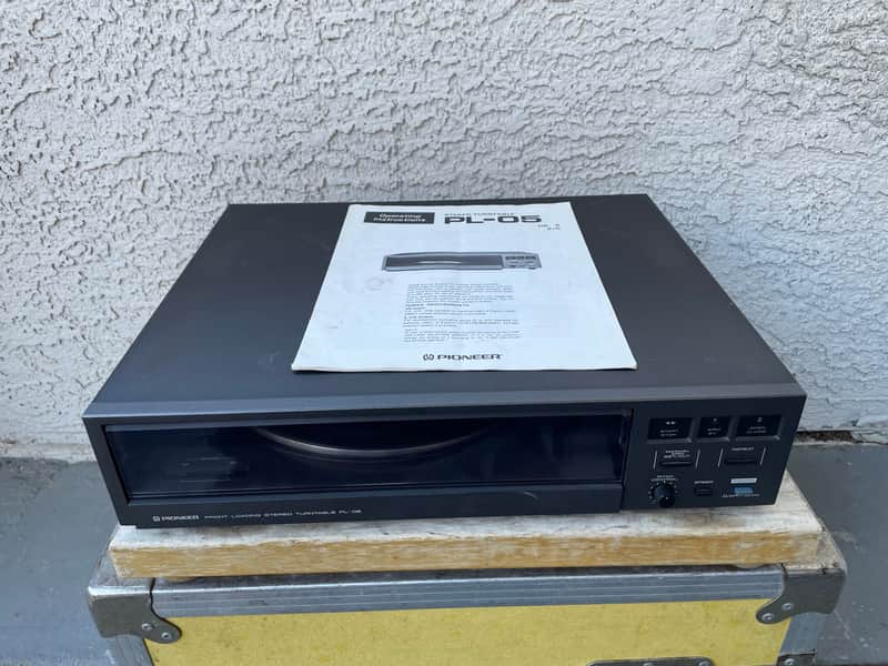Vintage Pioneer PL-05 Front Loading Stereo Turntable FOR PARTS OR REPAIRS image 1