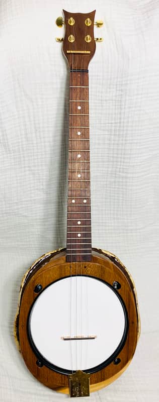 Turtle shell tenor banjo image 1