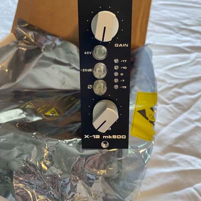 (2) FiveFish Five Fish Audio X-12 MK500 API 500 Series Pre Amps Pre Amps Matched Pair image 1