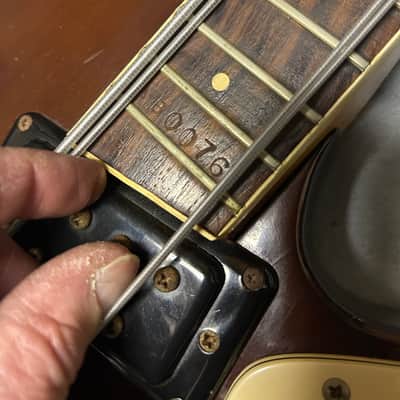1970's Mosrite Model 350 Bass Mocha image 4