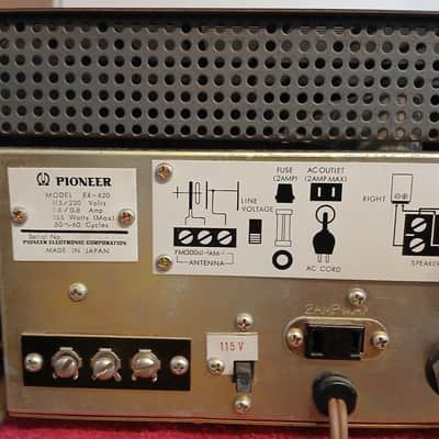 Pioneer ER-420 15-Watt Stereo Tube Receiver image 10