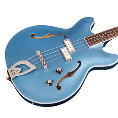 Guild Starfire I Bass - Hollowbody Bass Guitar - Pelham Blue image 5
