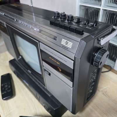 PHILIPS COMBI TC 10 ✅Serviced Rare Vintage SET TV RADIO CASSETTE RECORDER BOOMBOX +VIDEO image 5