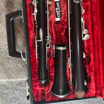 Linton brand wood Oboe with case. Made In USA image 6