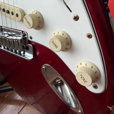 2026 Fender Custom Shop Stratocaster Pro W25 Relic - Candy Apple Red image 6
