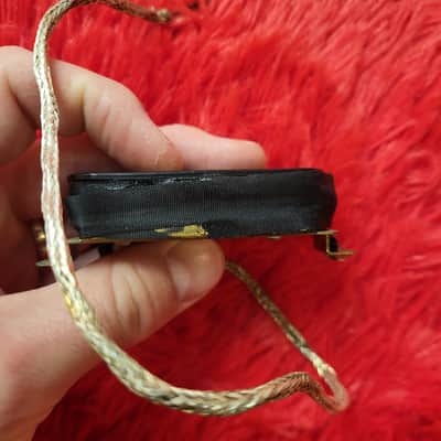 DiMarzio DP104 Super II 1977 - Double Black - 2 Conductor - Brass Baseplate - Not Functioning Both Coils Open image 6
