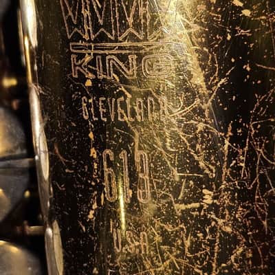 KING Cleveland 613 Alto Saxophone, USA, Very Good Condition. Case/Neck/MP image 2