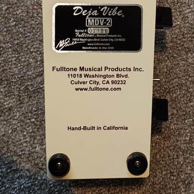 Fulltone Mini Deja Vibe MDV-2 2010 - White image 2