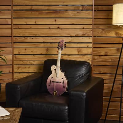 Ortega RMF200PF Americana Series F-Style Solid Flamed Maple Top Maple Neck 8-String Mandolin w/Croco Leather Case image 13