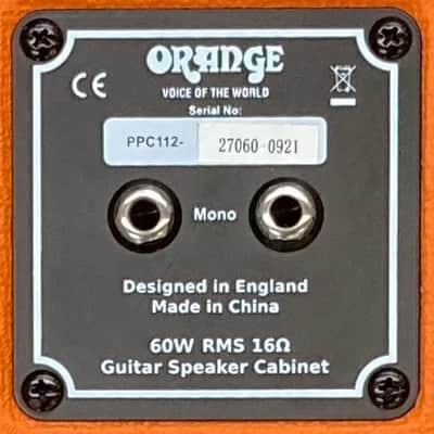 Orange PPC112 60-Watt 1x12" Guitar Cabinet 2010s - Orange image 7
