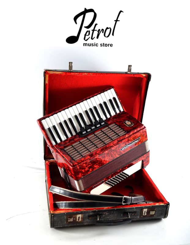 TOP Quality, German Made Piano Accordion Weltmeister Stella 48 bass, 5 switches+Original Hard Case&Shoulder Straps - Accordian, Fisarmonica image 1