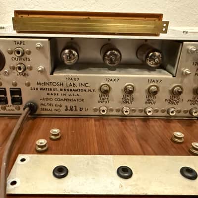 Immagine MCINTOSH C-8 Record Compensator Mono Tube Preamp with Power Supply - 12