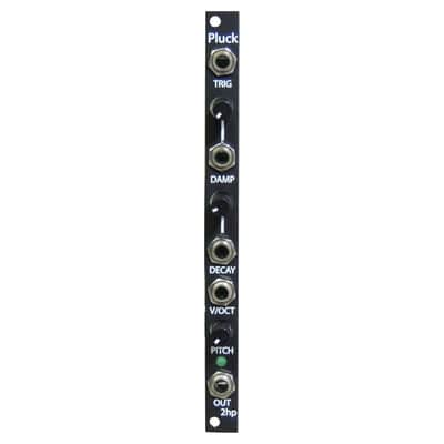 2hp Pluck - Physical Modeling Synth Voice Black Panel [Three Wave Music] image 3