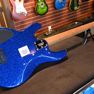 Ernie Ball Music Man Stingray Special HH Tectonic Blue Sparkle #0792 image 7