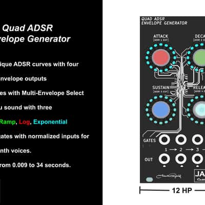 Quad ADSR Envelope Generator Eurorack Module image 4