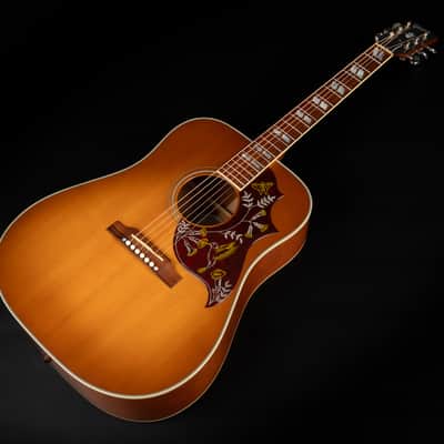 2015 Gibson Hummingbird Standard - HCS Heritage Cherry Sunburst | USA All Solid Square Shoulder Dreadnought Acoustic Guitar L.R. Baggs Pickup | CoA OHSC image 5