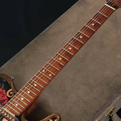 Walla Walla Guitar Company Marverick Pro Crystal Tattoo and Rose [SN 900510] [07/02] image 5