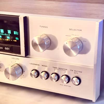 ✨ Sansui 661 Vintage Stereo Receiver – Professionally Serviced – Wood Cabinet – Made in Japan image 7