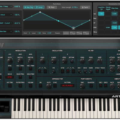 Arturia OP-Xa V Analog Synthesizer Virtual Instrument Software image 2