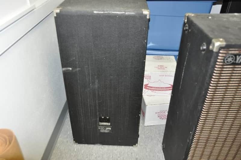 Yamaha SO112T Speaker Enclosures (2) 1978-80 Black/Orange | Reverb