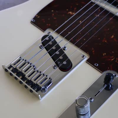 2011 Fender USA American Deluxe Telecaster (Olympic Pearl White) image 5