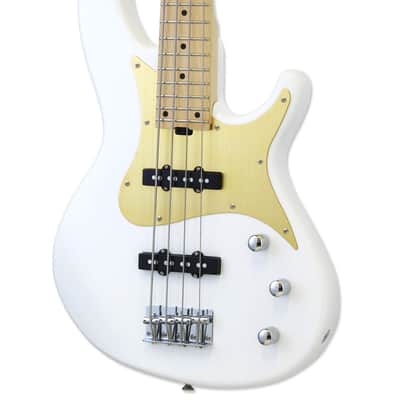 Aria RSB-618/4-WH Pro II Basswood Body Bolt-on Maple Neck 4-String Electric Bass Guitar image 3