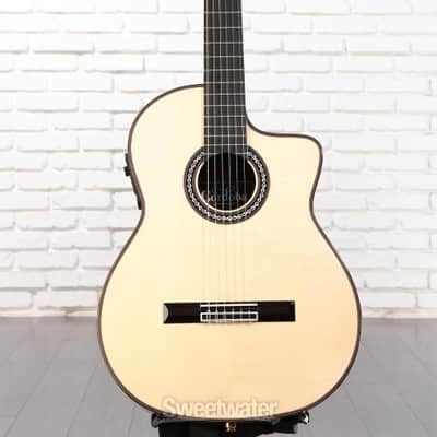 Cordoba GK Pro Negra Nylon String Acoustic-Electric Guitar - Spruce (GKProNegrad2) image 1