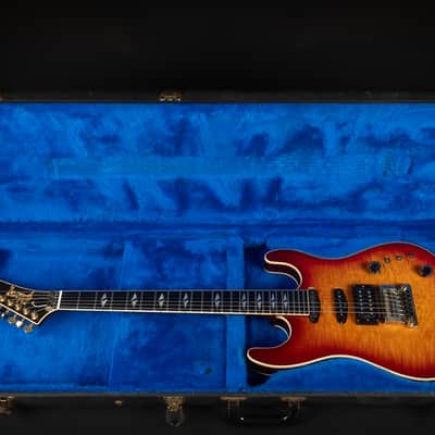 1987 Gibson US-1 - Sunburst | USA Vintage Super Strat HSS Quilt Maple Top Factory Kahler Tremolo Ebony Fretboard 24 Frets | CoA OHSC image 24