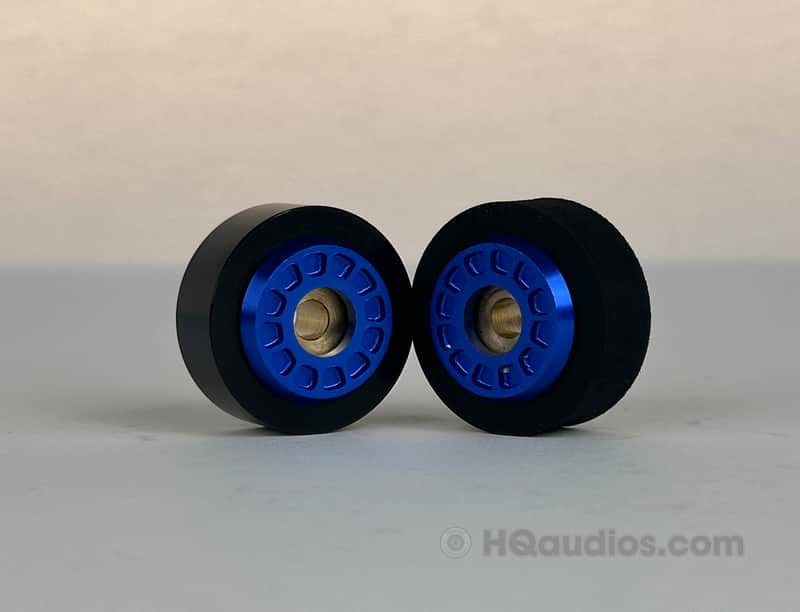 Pair of Pioneer RT-707/701 Pinch Rollers – Precision Replacement –Blue–1Yr WRT image 1