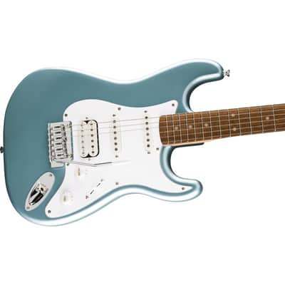 Squier Affinity Series Stratocaster Junior HSS Electric Guitar - Ice Blue Metallic image 5