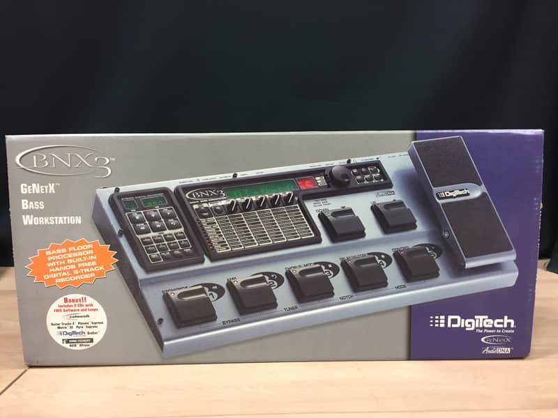 Digitech BNX3 GeNetX Bass Workstation Multi-Effects Pedal w/ 8