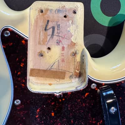 1998 Fender American Vintage Reissue '62 Jazz Bass AVRI Olympic White 100% Clean & Stock image 13