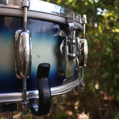 1959 Slingerland Student Model RadioKing 3-Ply Blue & Silver Duco image 3