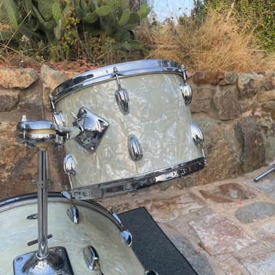 Vintage Slingerland 3pc 70's Drum Set kit 24x14,13x9,16x16 image 3